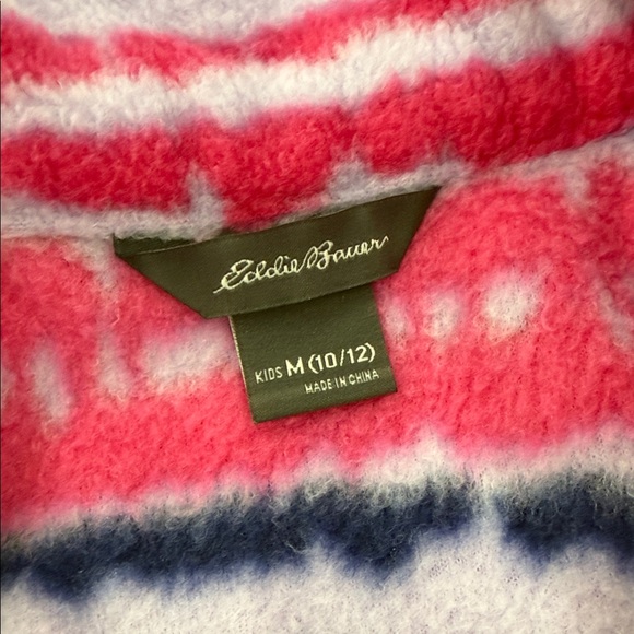 Eddie Bauer Kids' Lavender and Pink Raincoat. Size 10/12 - Picture 2 of 7